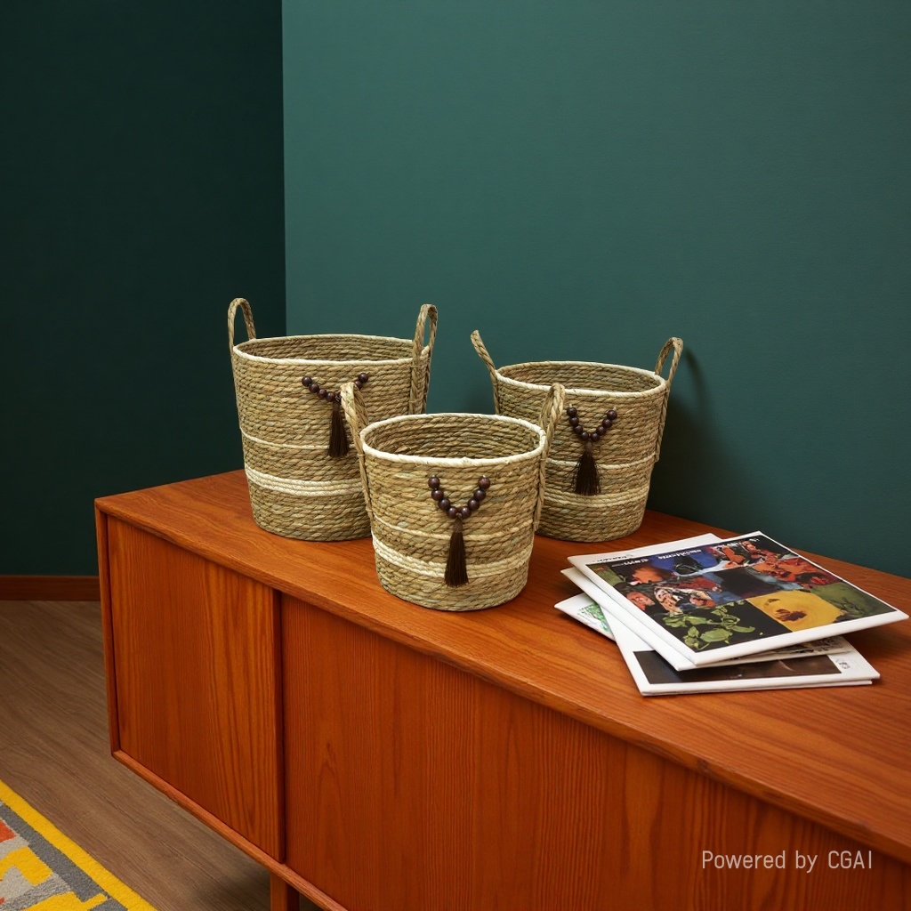 Anti-rattan woven storage basket, storage basket, dirty clothes basket, storage basket, multi-purpose storage Application Scenario