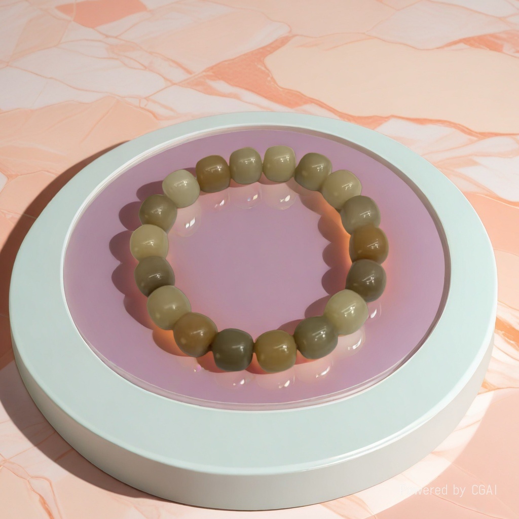 Wholesale of natural premium white jade Bodhi root bracelets, rare violet gradient high-throw Buddhist prayer beads and prayer beads for men and women
