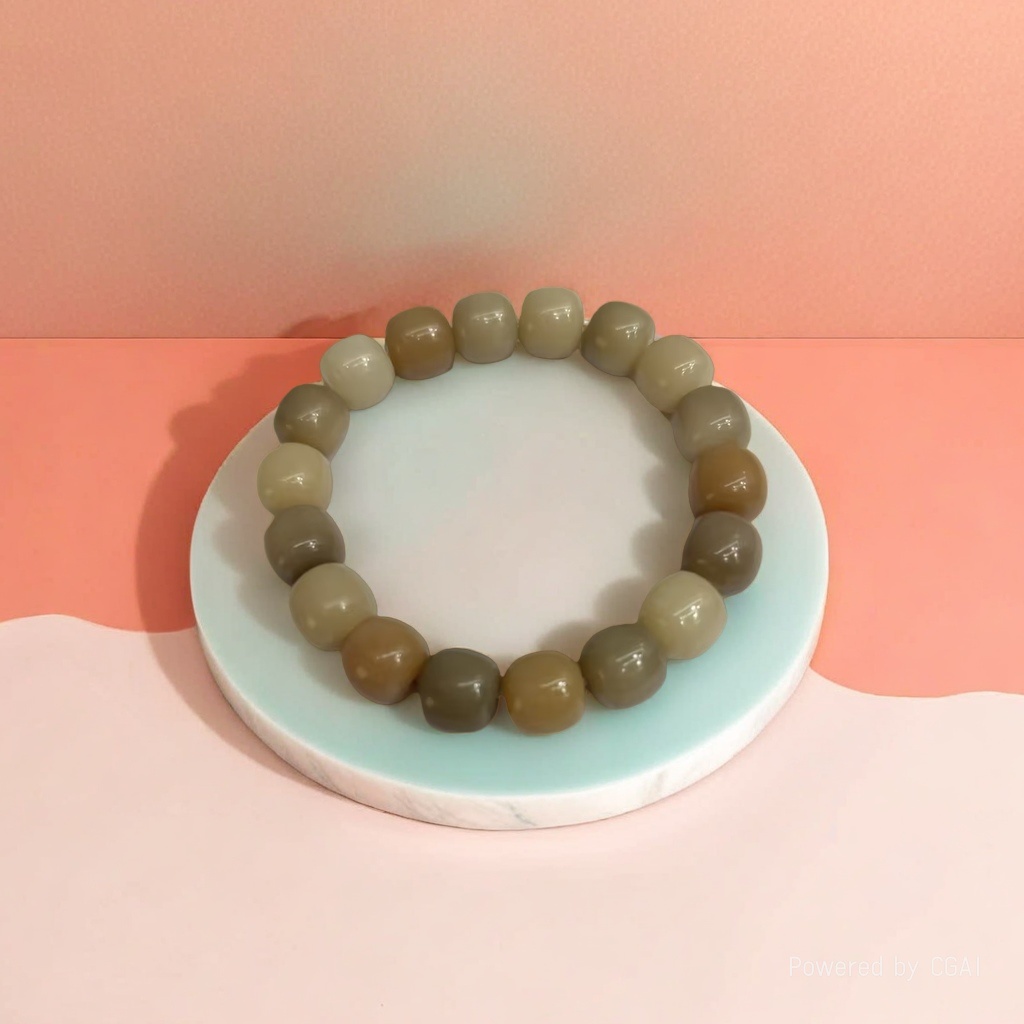 Wholesale of natural premium white jade Bodhi root bracelets, rare violet gradient high-throw Buddhist prayer beads and prayer beads for men and women Application Scenario