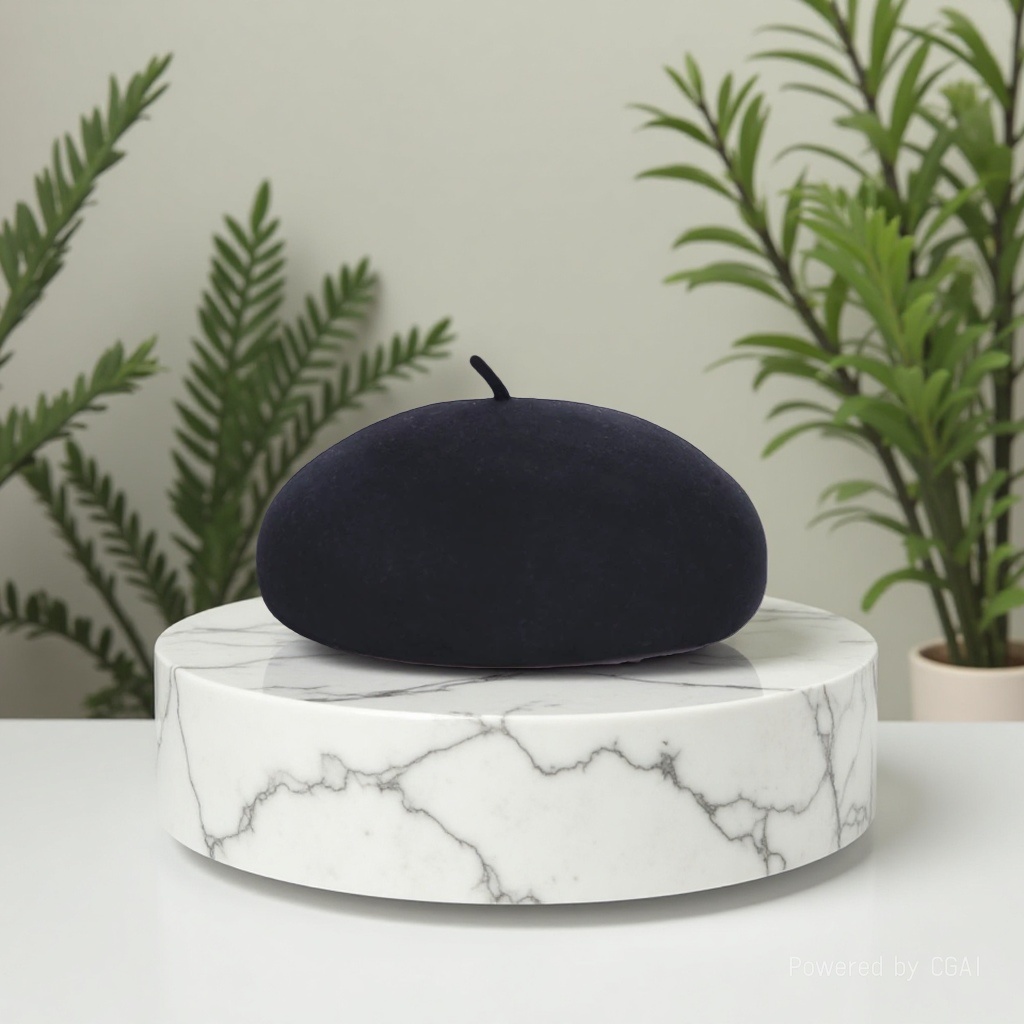 Woolen beret, Korean style, women's autumn and winter retro trend, Japanese-style bud hat, British artistic painter hat customization Specification image
