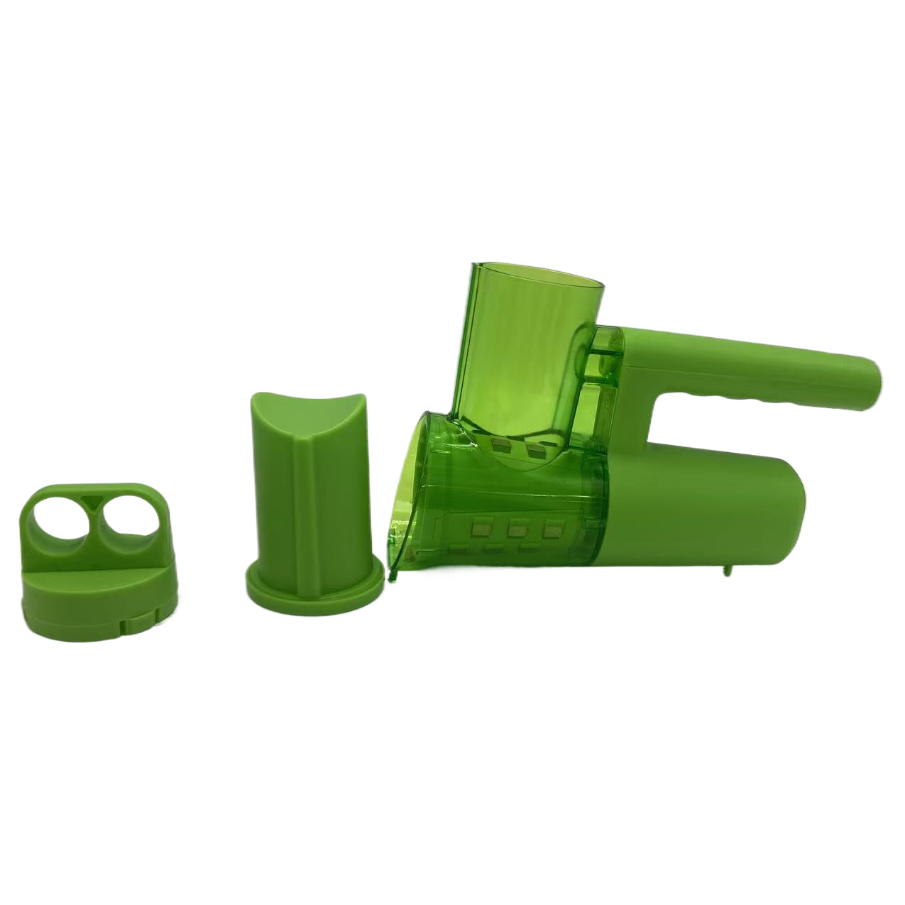 Portable electric drum vegetable cutter, a kitchen wonder for slicing cheese, cutting shreds and shaved ice Item Picture