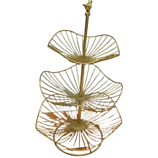 A Nordic-style fruit plate for the living room, a three-layer fruit basket for home use, a modern and simple multi-layer fruit basket for storage, and a snack basket Item Picture