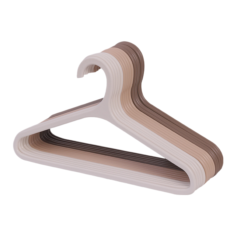 Traceless clothes hanger, wardrobe, household plastic adult multi-functional anti-slip clothes hanger, clothes drying rack, dormitory clothes hanger, dry and wet dual-purpose Item Picture