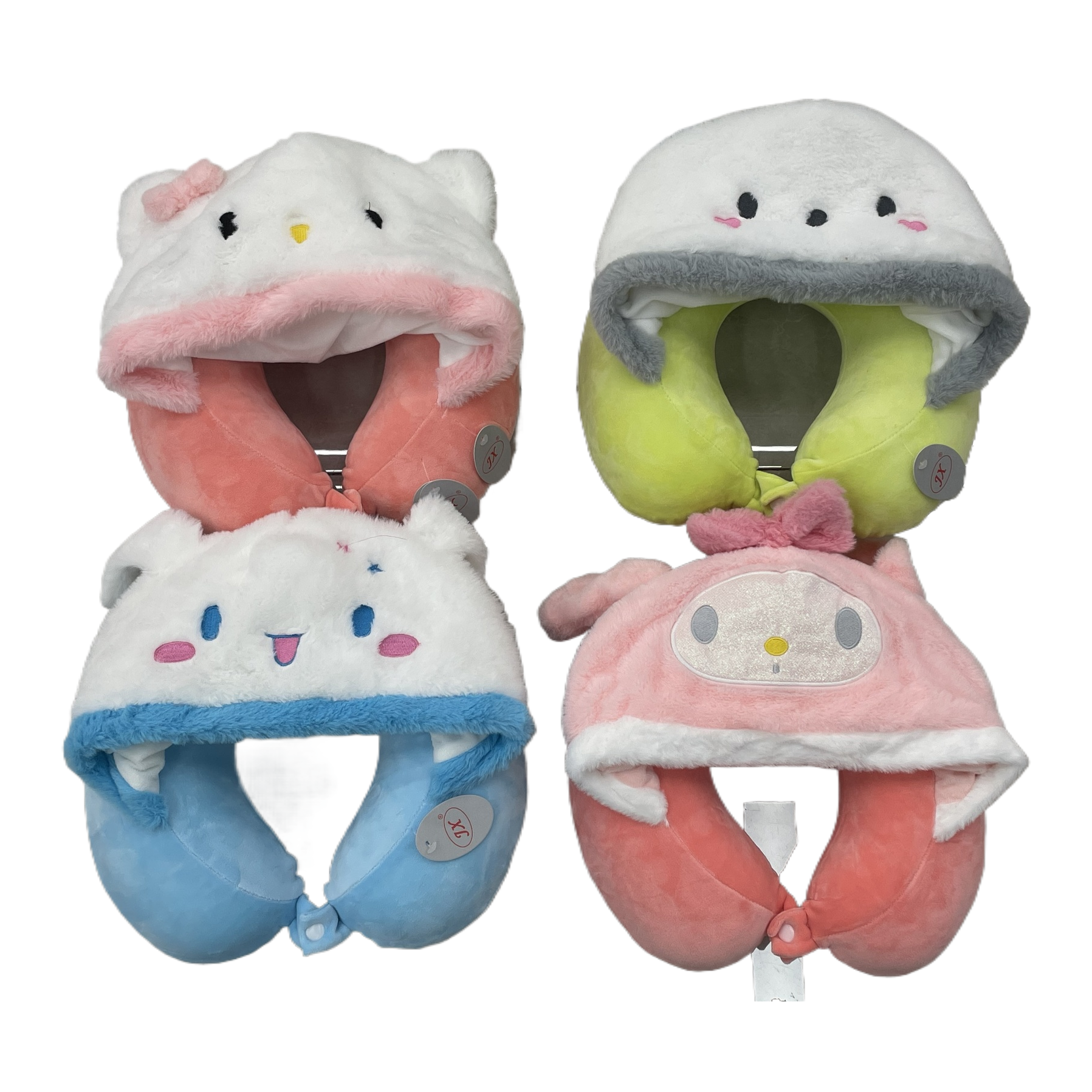 Custom plush toy chair simulation neck pillow plush toy 180g fresh and cute plush Item Picture
