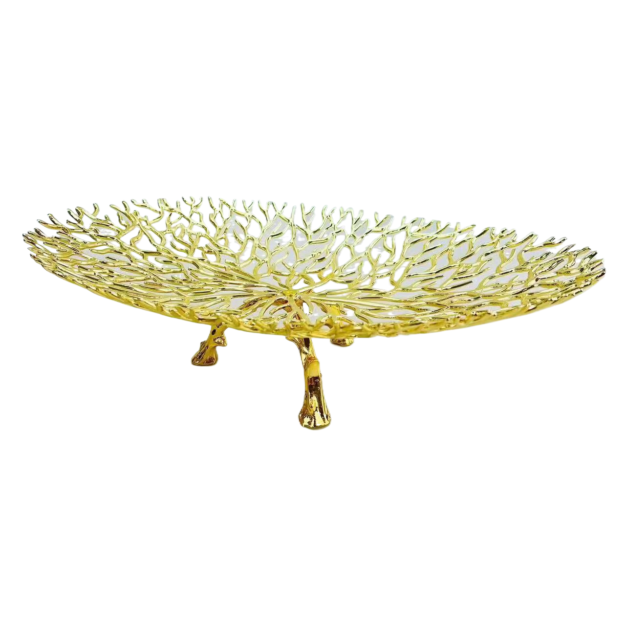 European-style creative hotel table decorations, light luxury and fashionable fruit plates, coral trees, living room furnishings, and metal soft decorations for the entrance hall Item Picture