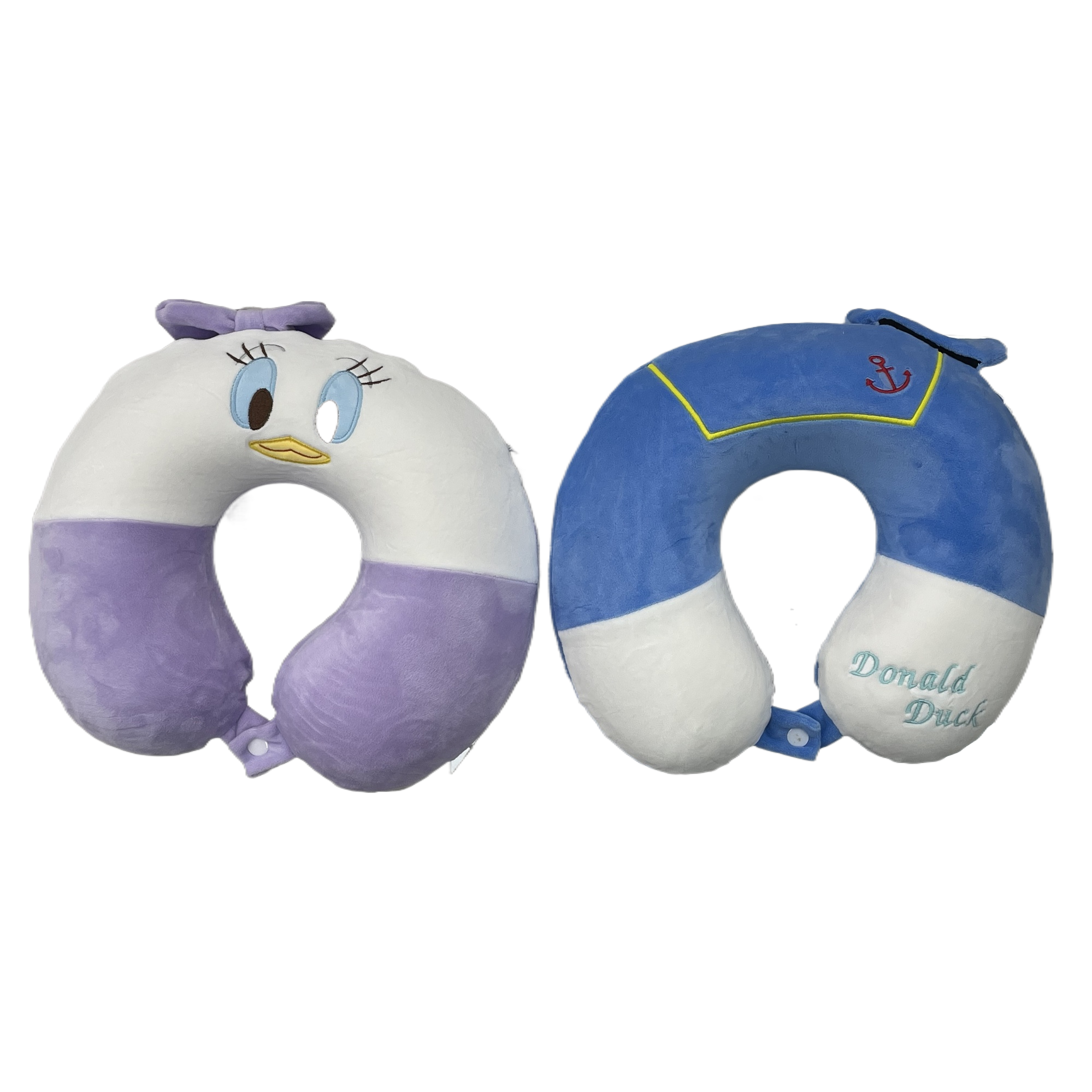 Five-color U-shaped travel neck pillow Smile smiling face red bow self-inflating pad 180g111010978 Item Picture