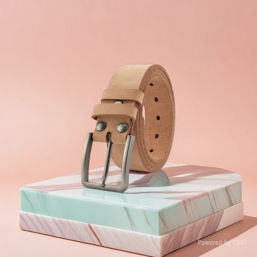 New simple and high-end Korean-style women's belt, fashionable and trendy, versatile pin-button jeans with belt for women wholesale 085104941 details Picture