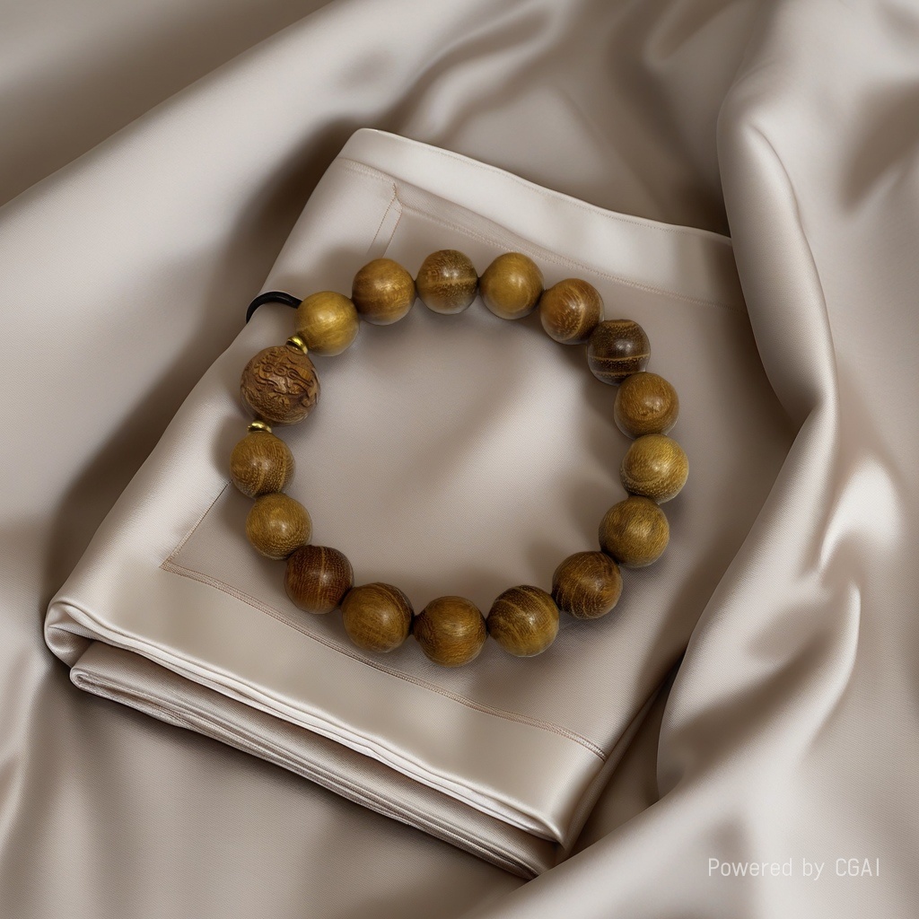 Purple sandalwood Tibetan-style bucket bead bracelet for cultural play, sandalwood old-style bead bracelet for men and women, wooden couple bracelet Application Scenario