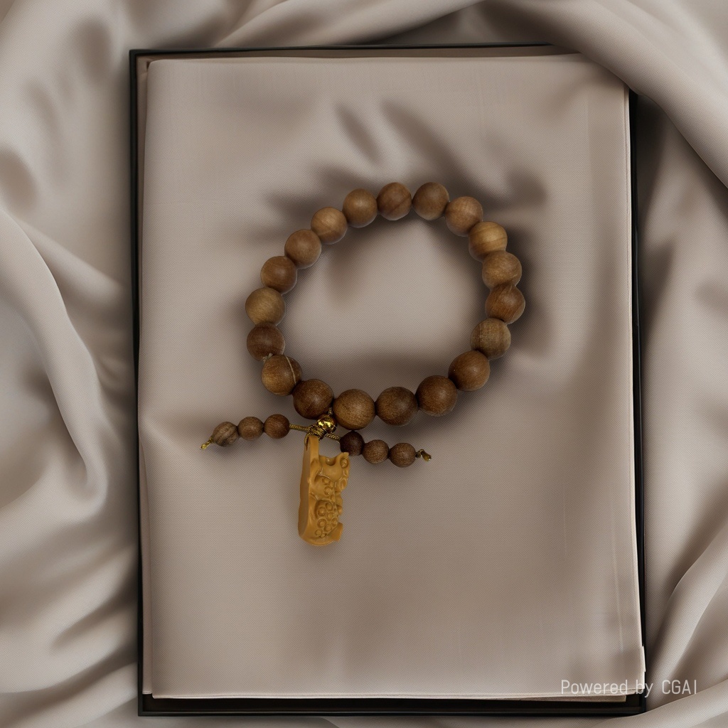 Sandalwood bracelets of various styles, exquisite DIY lotus and PI Xiu accessories, single-ring bracelets for men and women, plain ring cultural and artistic items Application Scenario