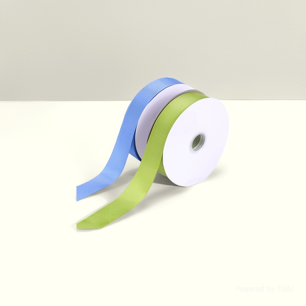 Wholesale of colored threaded ribbons in stock for clothing, hats, colored ribbons, cakes, flowers, packaging, ribbed ribbons Specification image