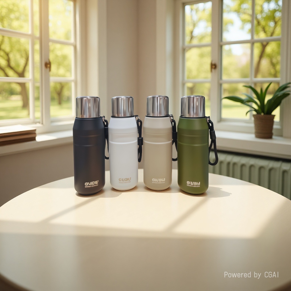 Simple and large-capacity insulated cups for both domestic and foreign trade, new daily necessities insulated cups, portable cups, long-lasting heat preservation, leak-proof, durable and portable cups, wholesale export details Picture