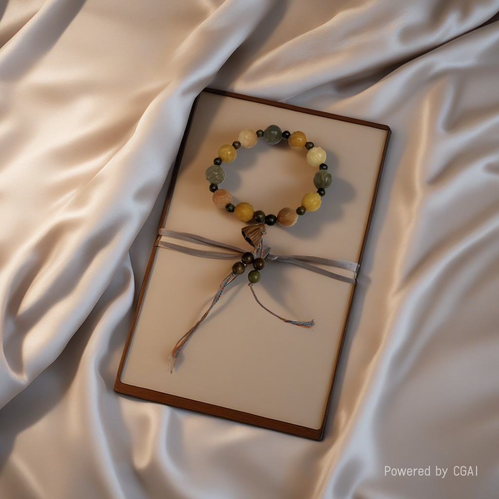 New lotus Bodhi Good Luck String bracelet, a new Chinese retro niche bracelet for women, simple and versatile Specification image