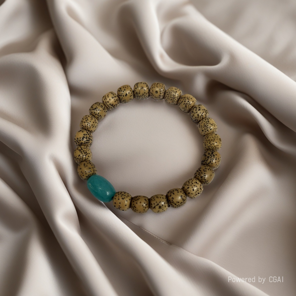 He Xiang Zhu Bodhi Crystal Bracelet, a natural and cultural playable bracelet weighing 180g Specification image