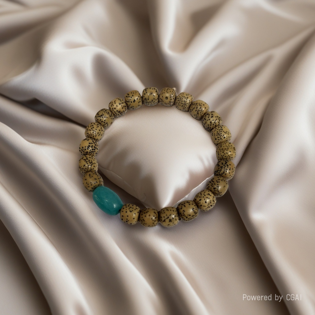 He Xiang Zhu Bodhi Crystal Bracelet, a natural and cultural playable bracelet weighing 180g details Picture