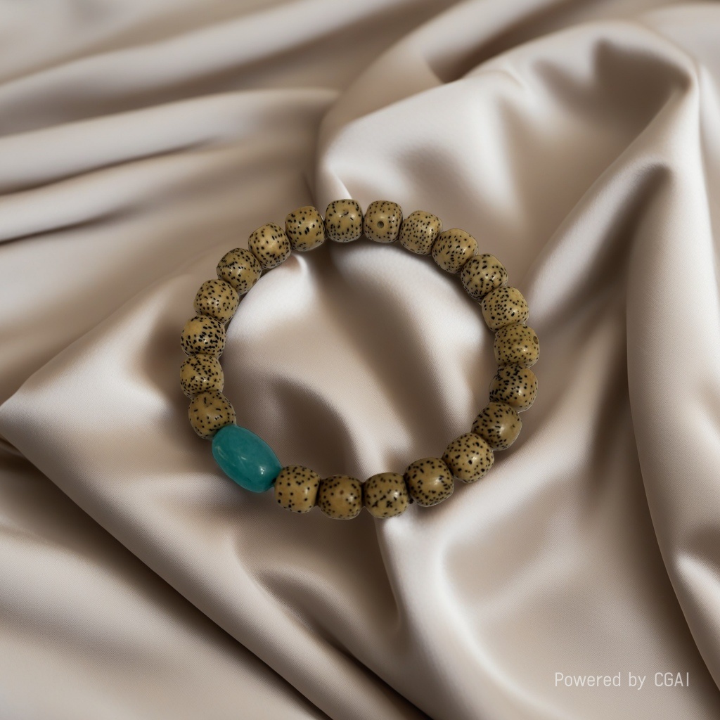 He Xiang Zhu Bodhi Crystal Bracelet, a natural and cultural playable bracelet weighing 180g Application Scenario