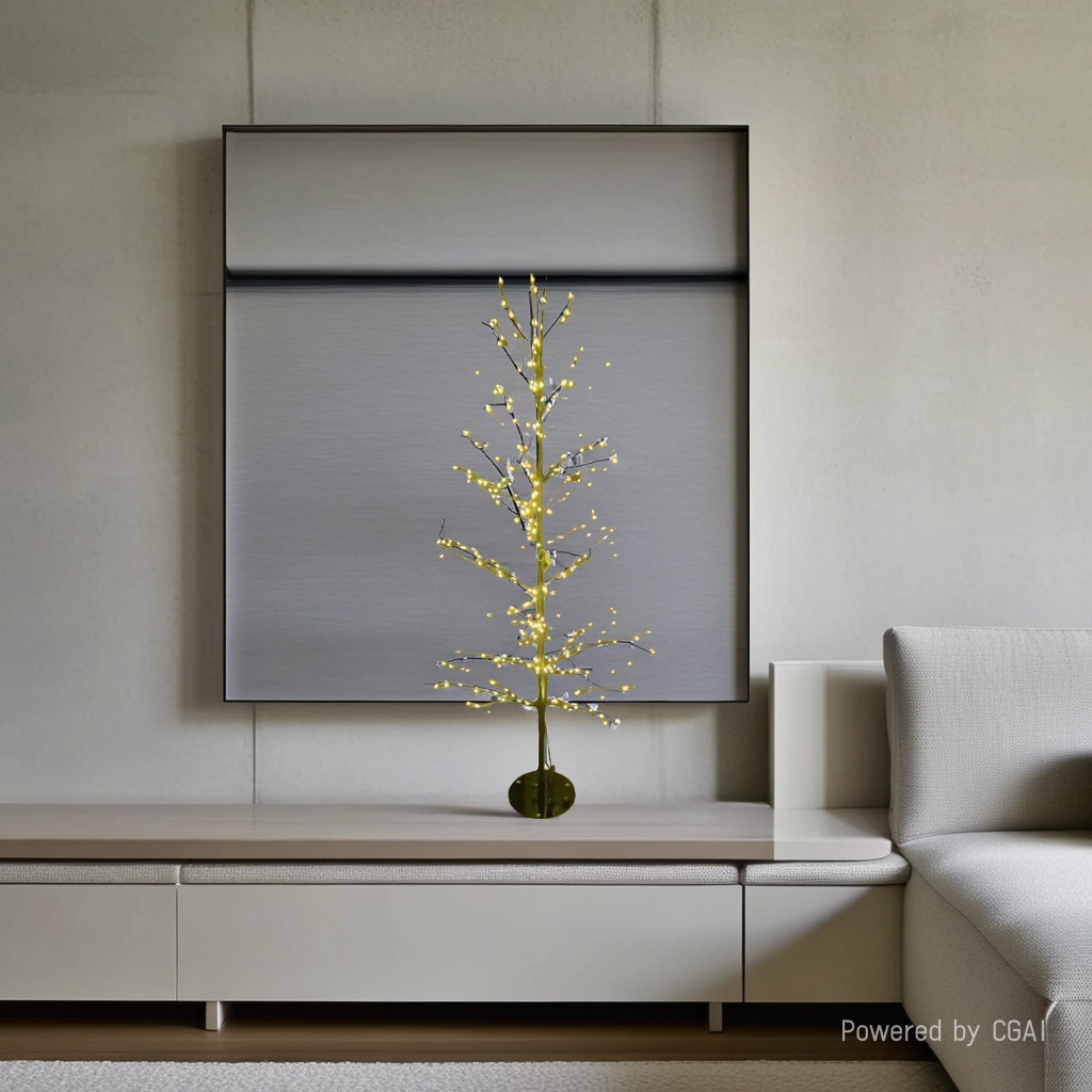 LED decorative lights, tree lights, craft decorative lamps, lotus seat lighting fixtures, simple and modern home decorative lights details Picture