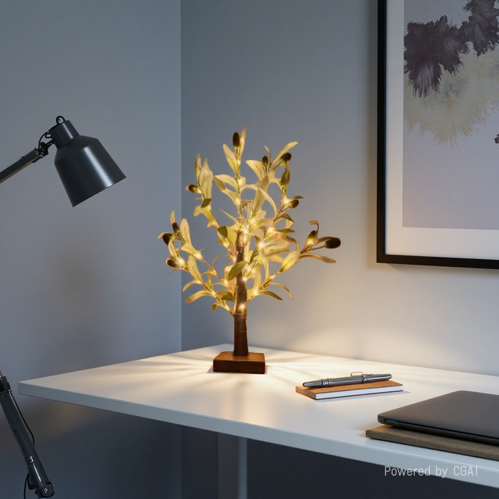 LED decorative lights, olive tree-shaped lights, Ramadan Festival Halloween props Application Scenario