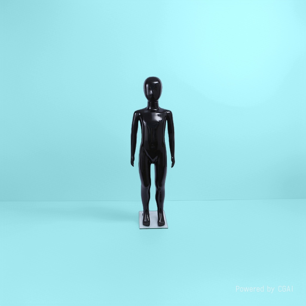 Painted white and black 108CM children's plastic mannequin details Picture
