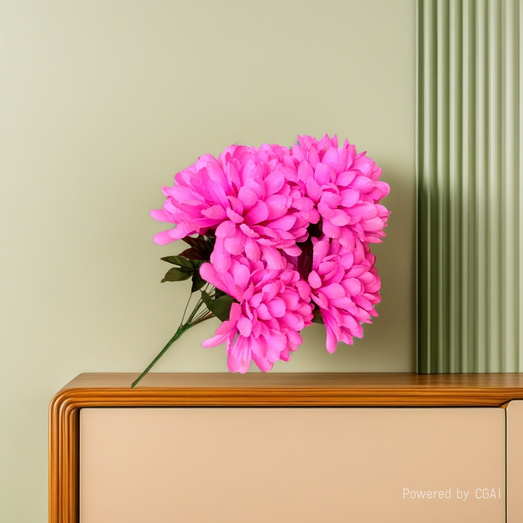 Artificial flowers, decorative flowers, plastic flowers, artificial flowers, handcrafted flowers, materials, home decorations, 7-head plastic flowers, artificial chrysanthemums, silk flowers, Qingming Festival sacrificial items, DIY flower garlands Specification image