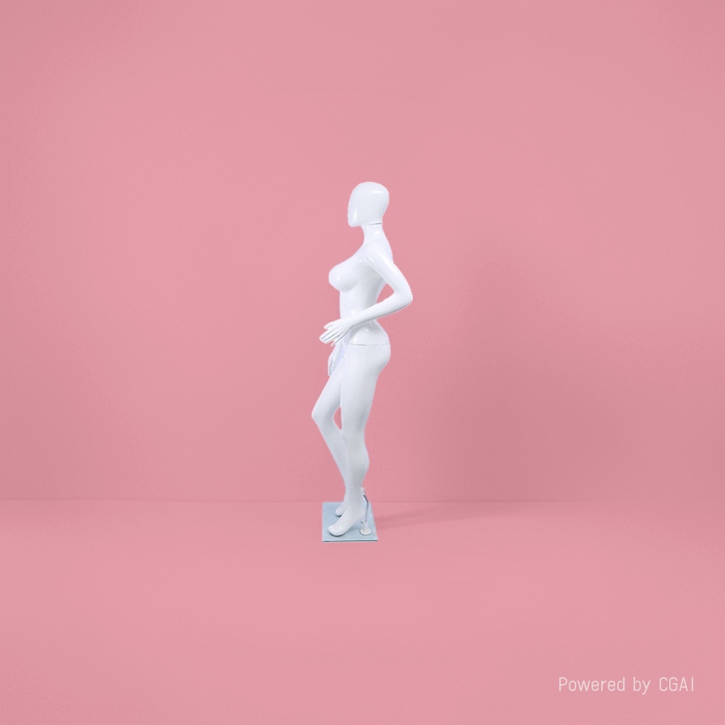 Spray-painted large-chested female model Application Scenario