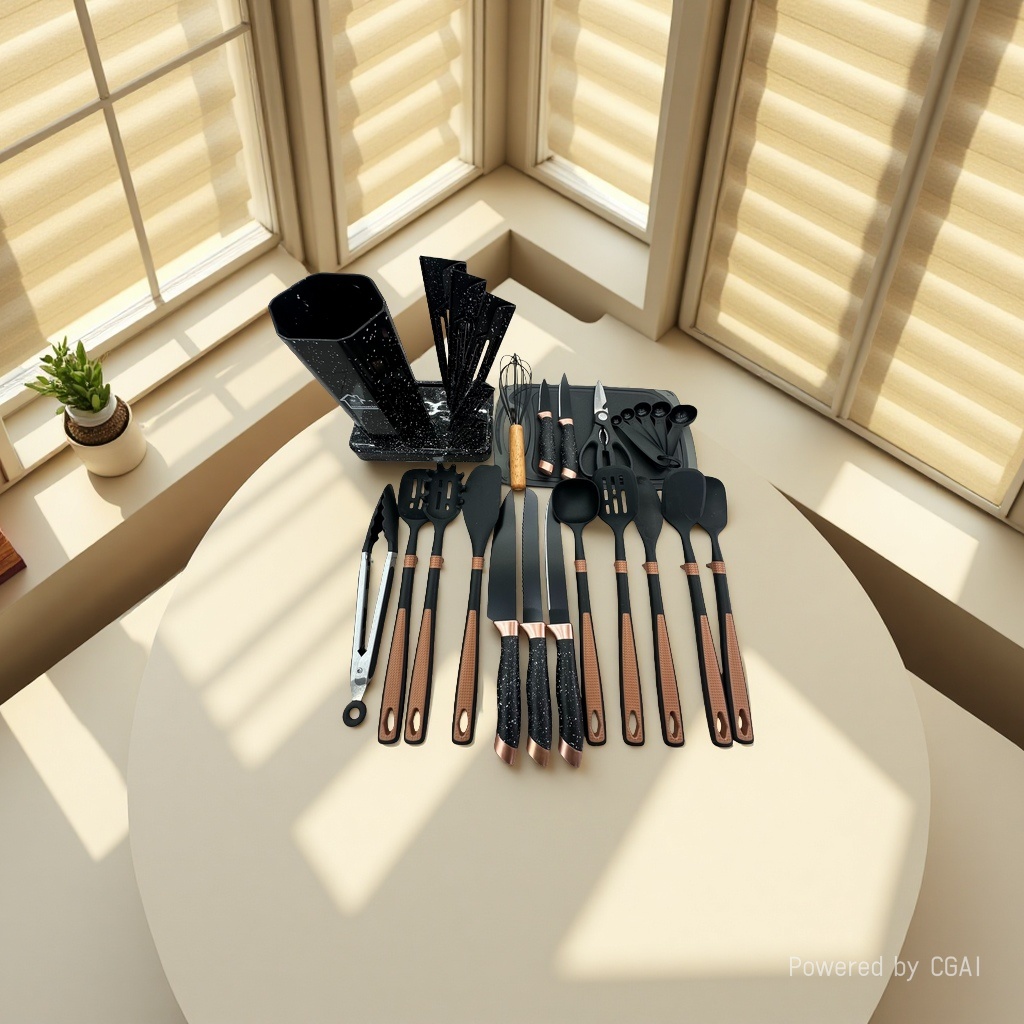 A 19-piece set of spray point hexagonal bucket Specification image