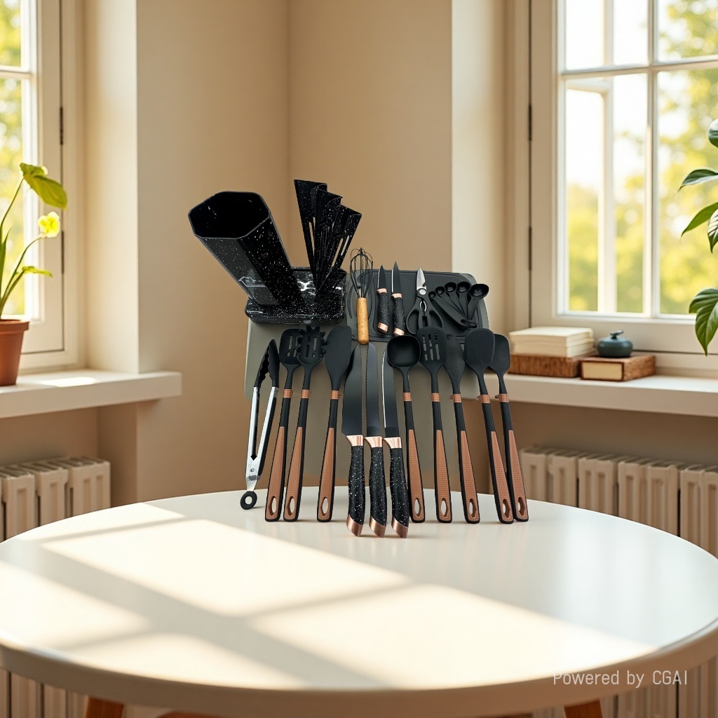 A 19-piece set of spray point hexagonal bucket details Picture
