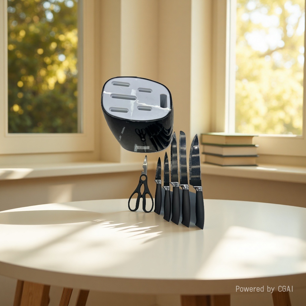 Black 130 kitchen knife set Application Scenario
