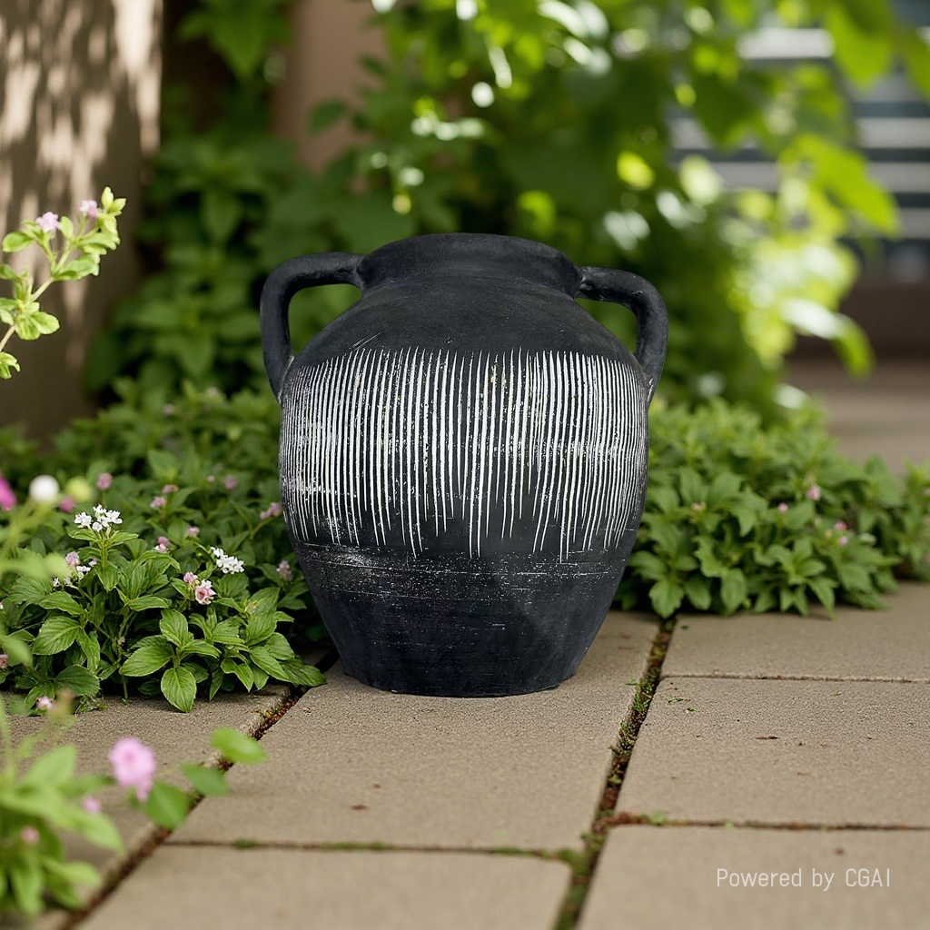Ceramic aged flowerpots for growing plants and succulents, garden arrangements, flower vases, ceramic jars, 134538908 Application Scenario