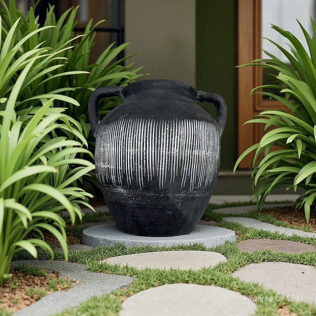 Ceramic aged flowerpots for growing plants and succulents, garden arrangements, flower vases, ceramic jars, 134538908 Specification image