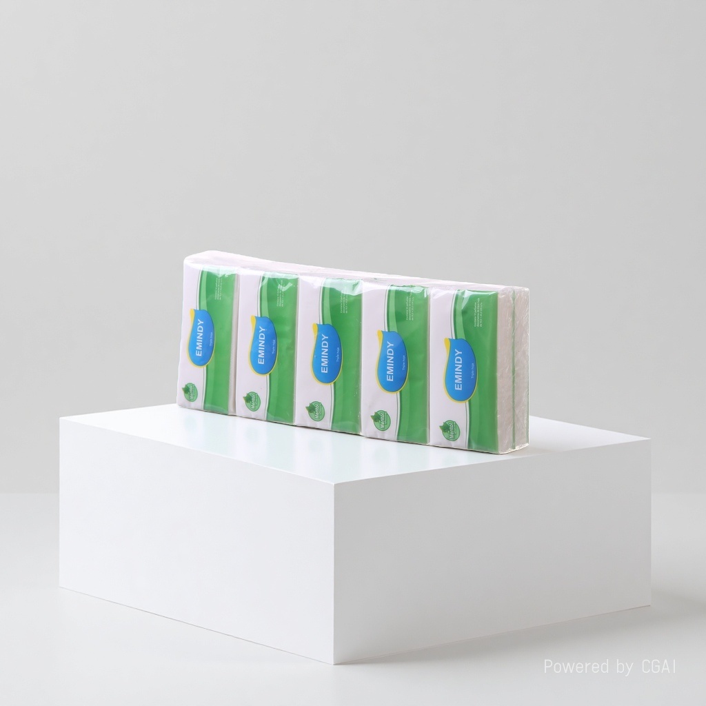 Pañuelo de papel plegable 30 pañuelos de papel refrescante Specification image