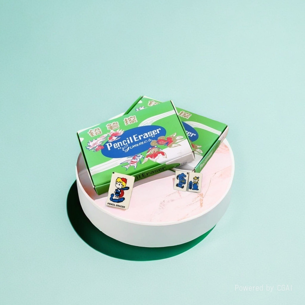 Trendy stationery erasers for students can be erased Application Scenario