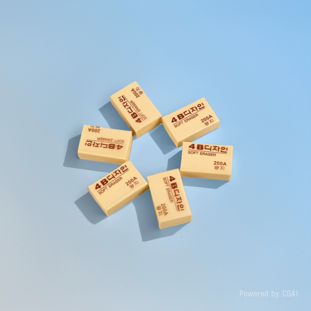 4B rubber eraser, primary school and children's art rubber drawing eraser, exam sketching stationery Application Scenario