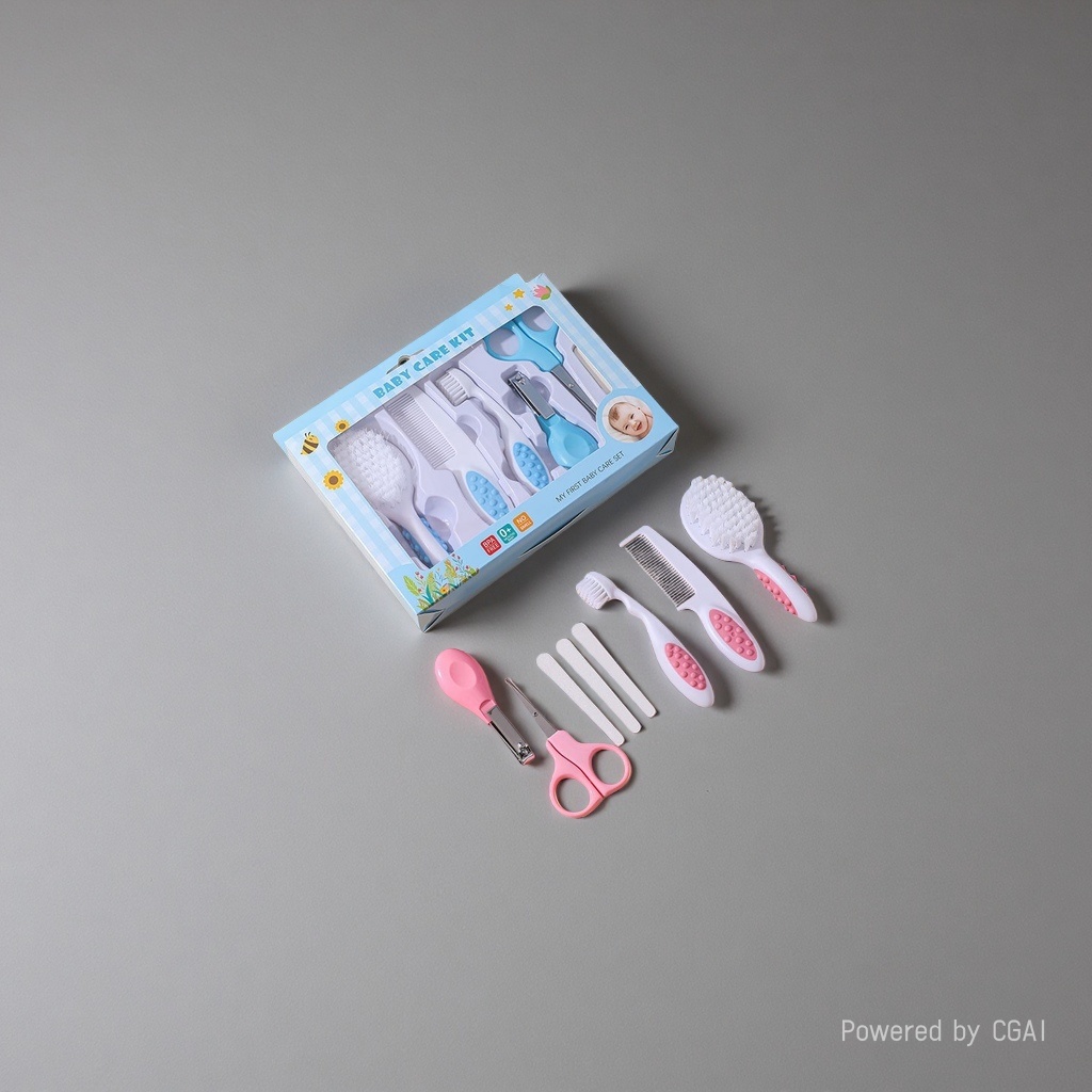 Hee hee baby care kit + kit de herramientas tijeras de bebé cortadores de uñas conjunto de 12 piezas seguridad anti-lesiones