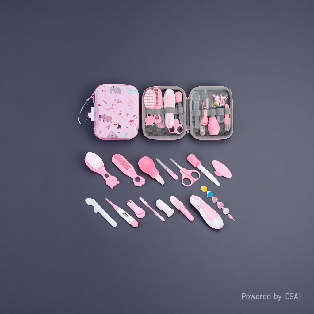 Baby daily care small items, mother and baby products, baby hooded cartoon, pet bath brush, bath magic tool, baby products, baby cribs Specification image