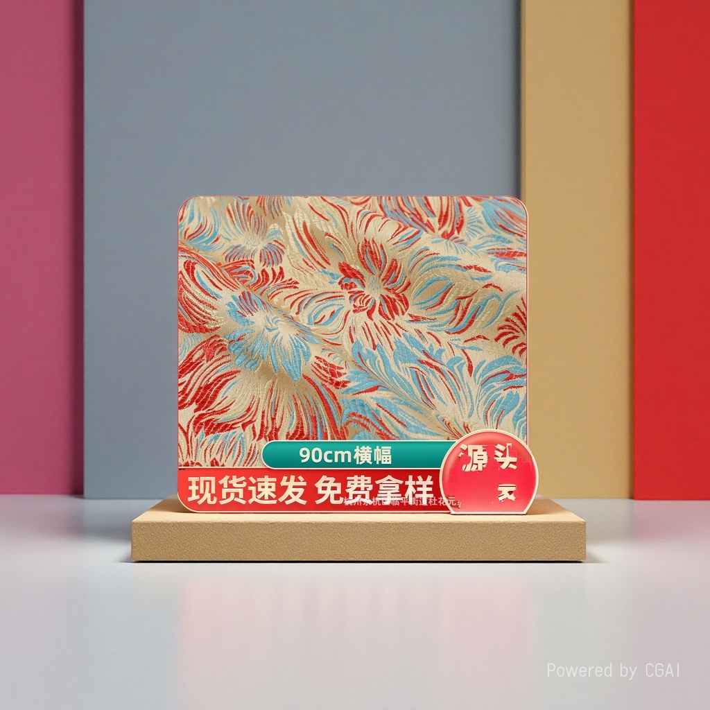 真丝面料姆织锦缎丝绸布料柔软透气高密度高质量舒适
