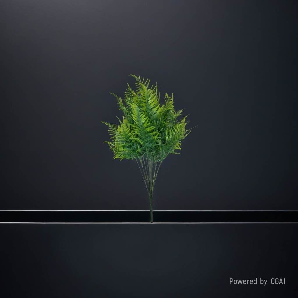 DIY decoration process of 18-head single-forked Persian leaf water plant plastic artificial flower plant wall, artificial green plant water plant, artificial green plant stock replenishment cabinet Specification image