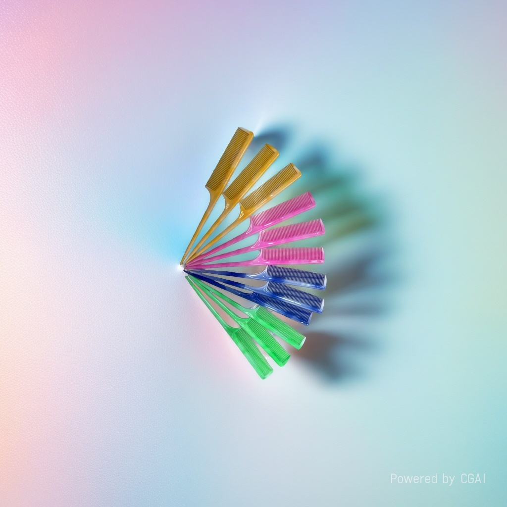 一次性梳子实物图