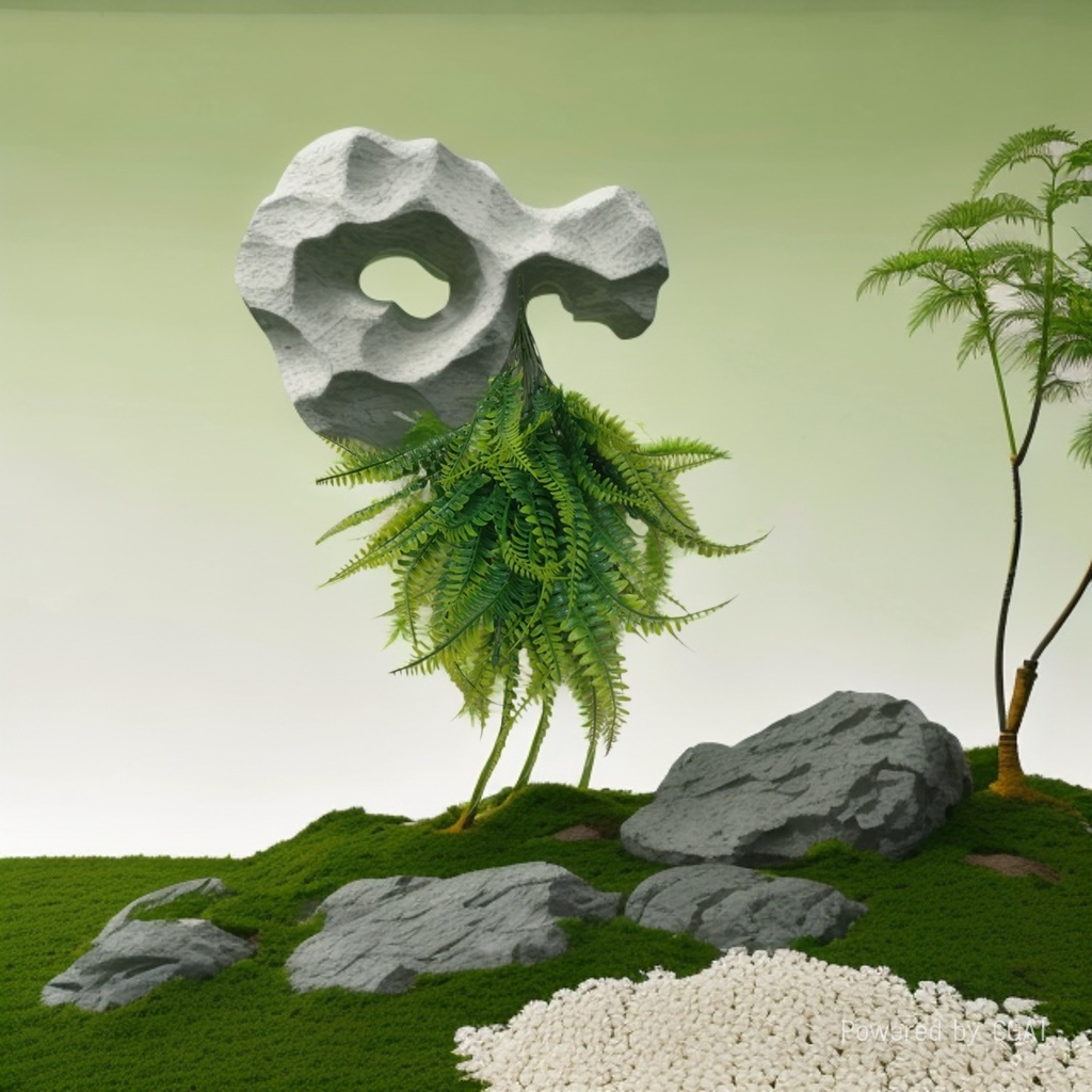 DIY decoration process of 18-head single-fork pine grass water plant plastic artificial flower plant wall, artificial green plant water plant, artificial green plant stock replenishment cabinet details Picture