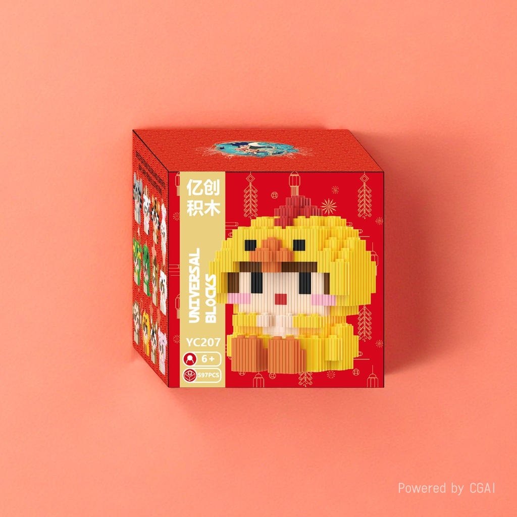 鑫哲mn款乐高玩具儿童拼接卡通人物乐高积木积木163718235