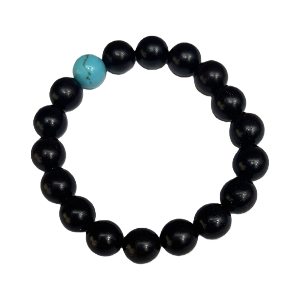 Mini and compact sandalwood bracelet, 8MM single-loop new Chinese-style bracelet for men and women, Buddhist prayer beads and prayer beads Item Picture