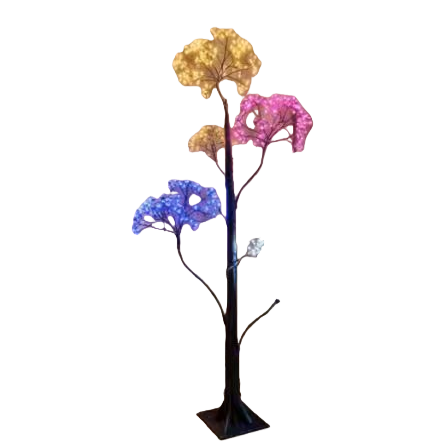 Tree lamp craft decorative lighting fixtures, lotus seat lighting fixtures, simple and modern home lighting design sense ceiling lamps Item Picture