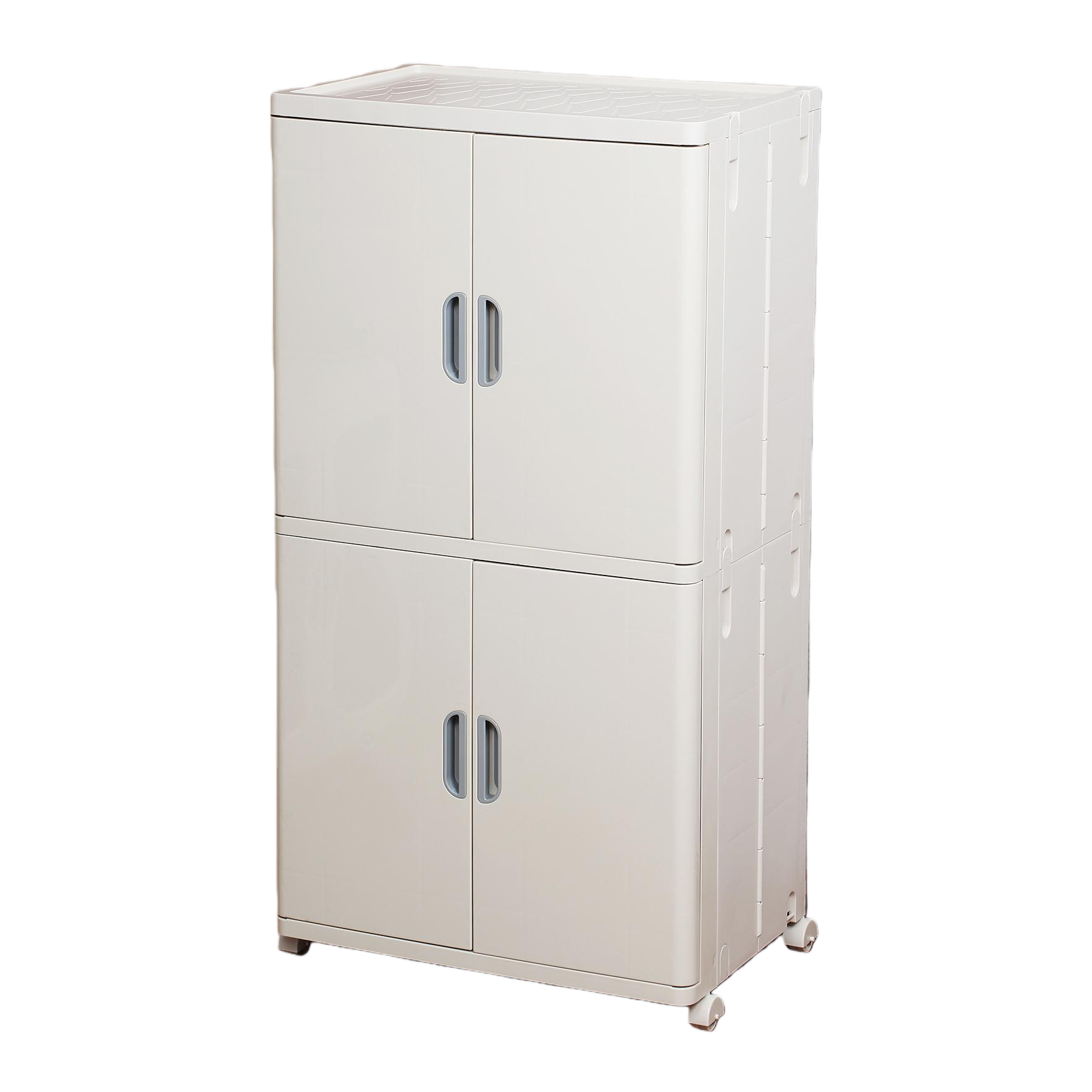 储物柜/收纳柜叠加/折叠收纳柜/带轮的收纳柜/收纳柜白底实物图