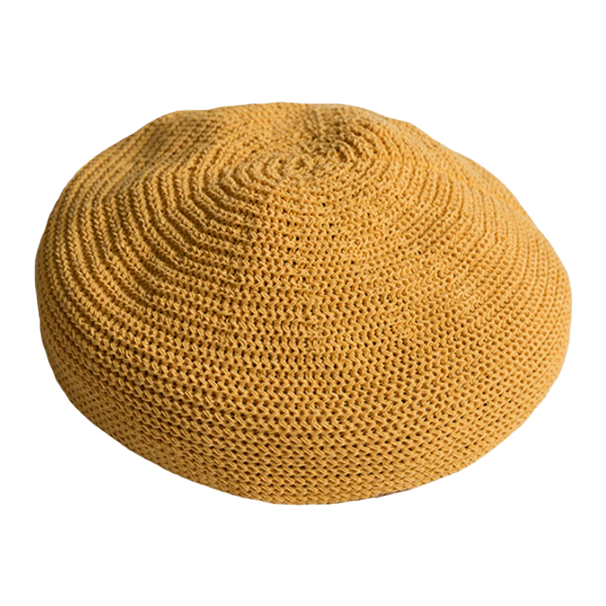 Milk silk beret Women's Spring and Summer thin casual Korean-style Japanese knitted painter hat wholesale Item Picture