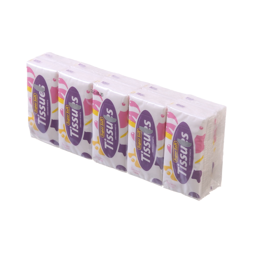 Paquete pequeño pañuelo de papel 10 pañuelo facial papel higiénico flexible y absorbente Item Picture