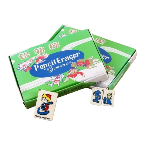 Trendy stationery erasers for students can be erased Item Picture