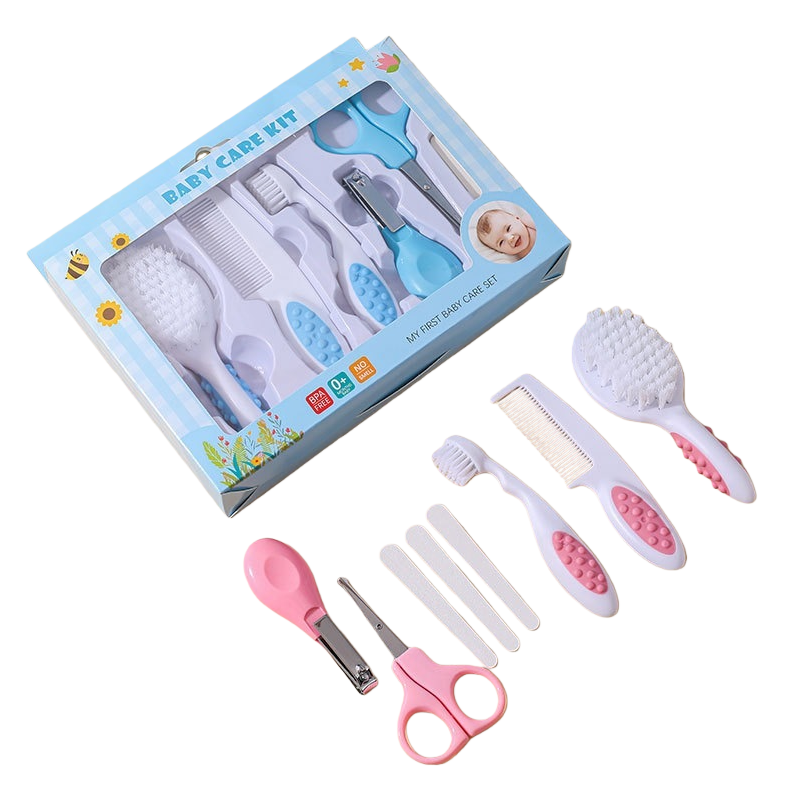 Hee hee baby care kit + kit de herramientas tijeras de bebé cortadores de uñas conjunto de 12 piezas seguridad anti-lesiones Item Picture