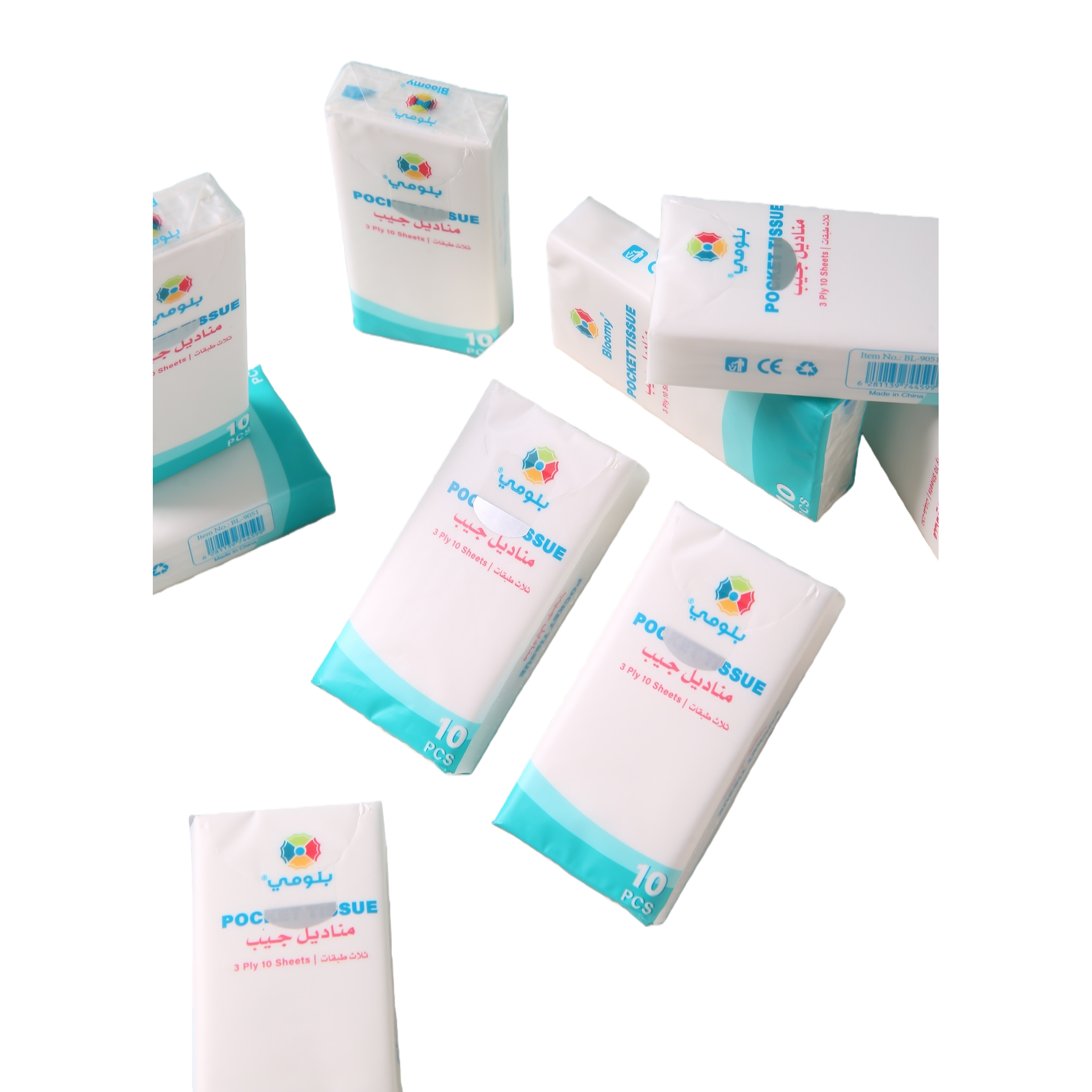 Paquete pequeño pañuelo de papel 10 papel extractor pañuelo facial papel higiénico flexible absorbente fuerte 154040224 Item Picture
