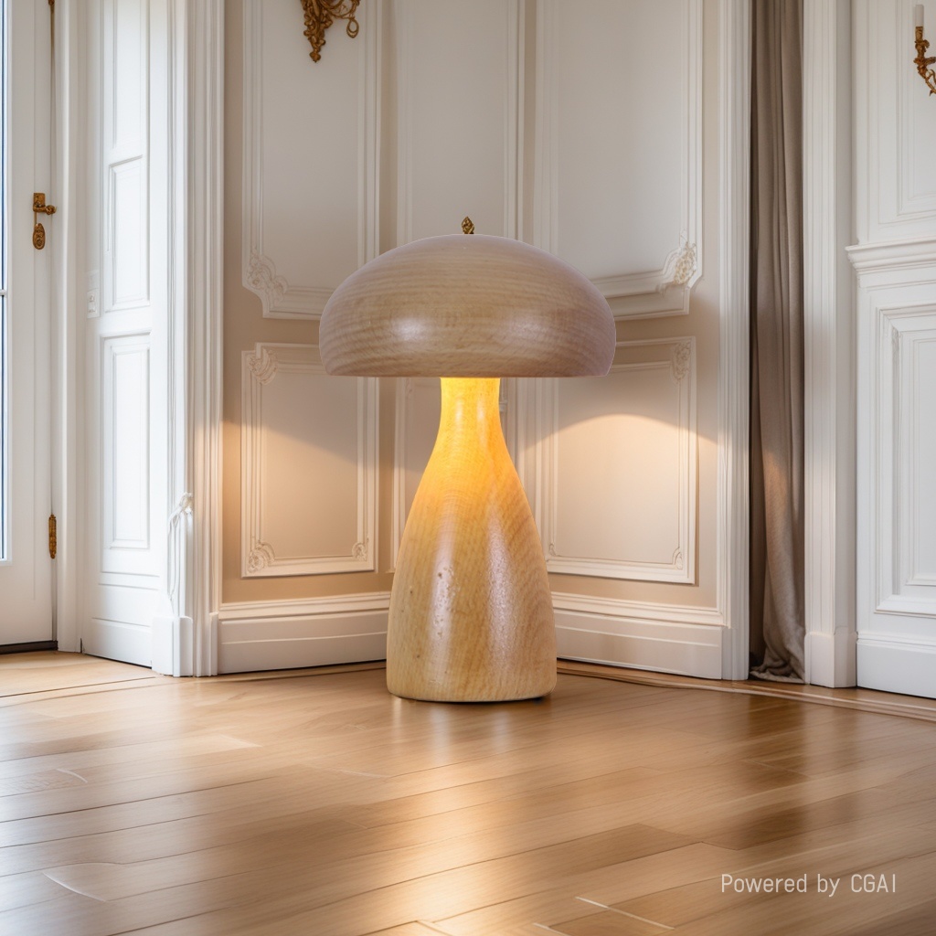 CICO Wooden Mushroom Atmosphere Small Desk Lamp Head Switch Night Light type-c Charging Portable Desk Lamp 102700176103038256 Application Scenario