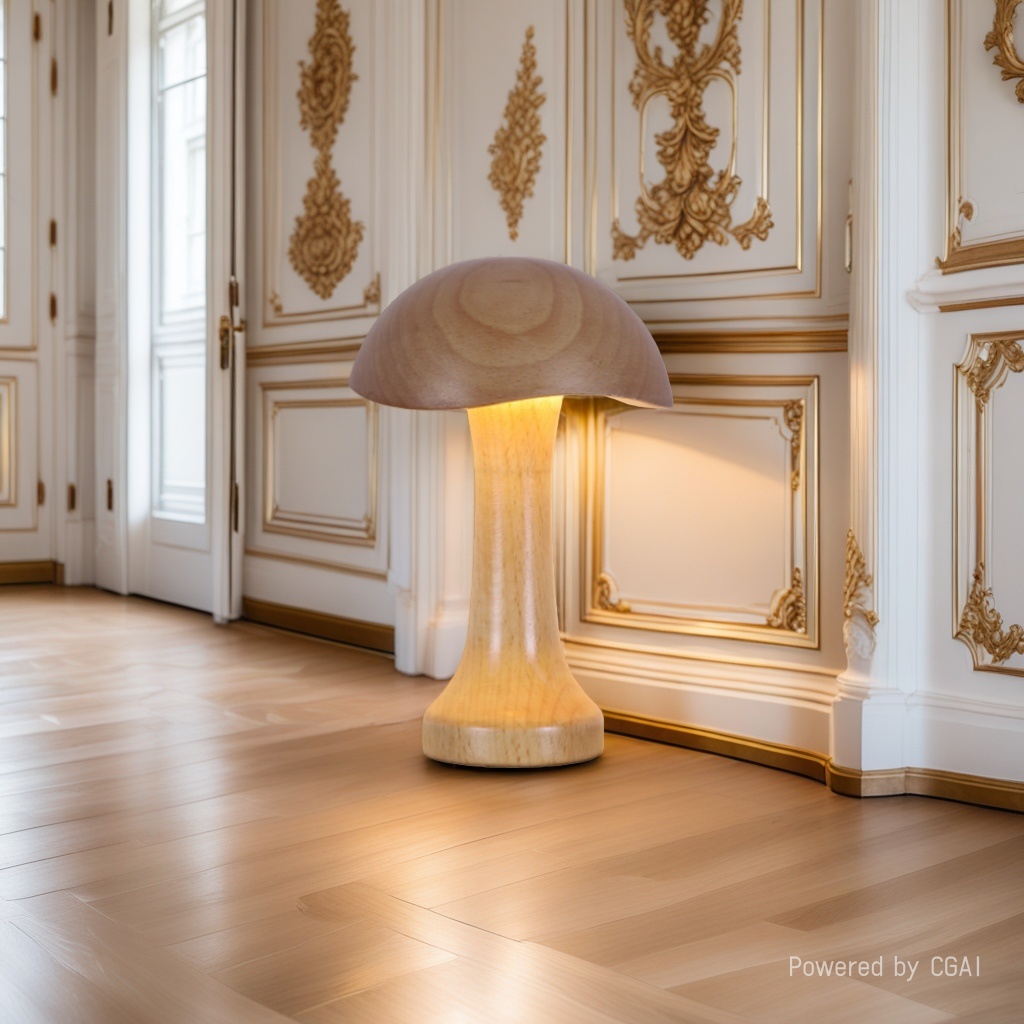 CICO mushroom wood atmosphere small desk lamp switch head small night lamp type 102700176103038256103417511 - c rechargeable portable lamp Application Scenario