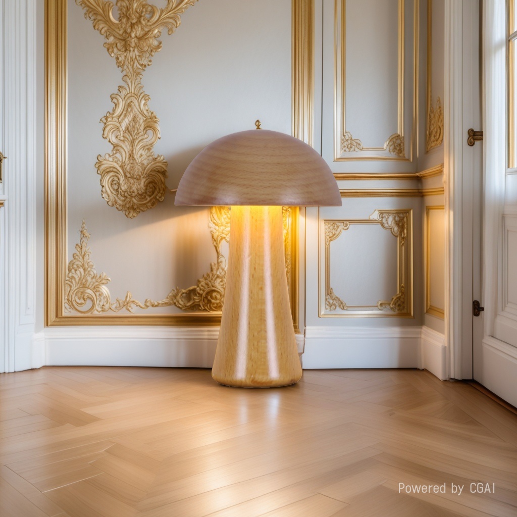CICO wood atmosphere small desk lamp switch mushroom head small night lamp type 102700176103038256103417511 - c rechargeable portable lamp Application Scenario